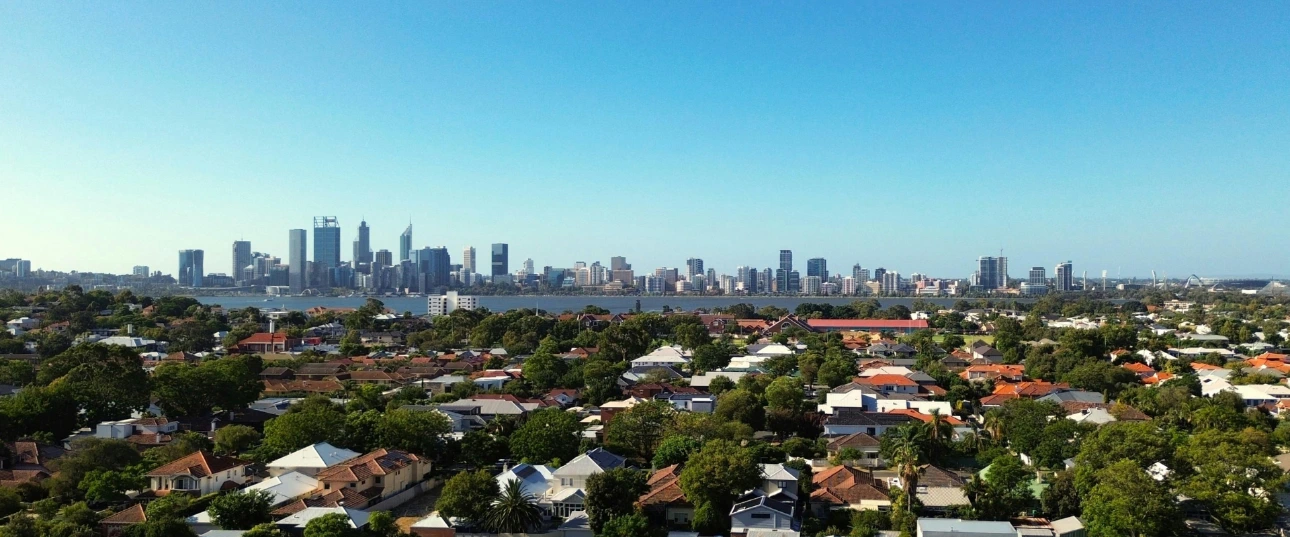 Aerial view of Perth city skyline and suburbs — RPL support available across Western Australia
