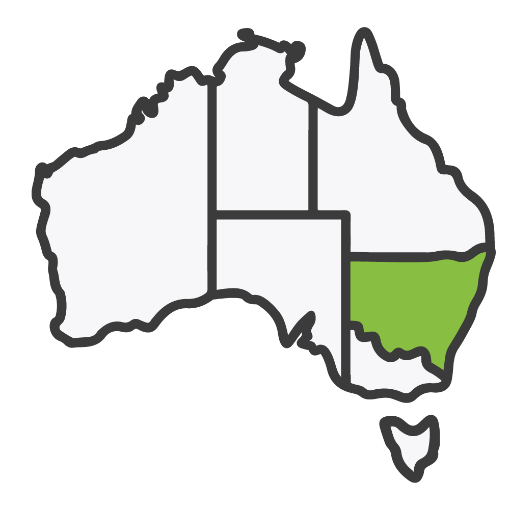 Western Australia map icon for RPL Perth