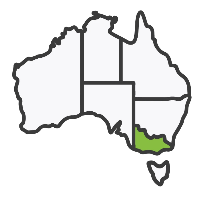Victoria map icon for RPL Melbourne