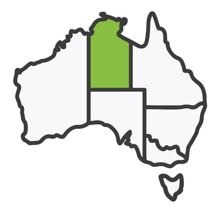 Northern Territory map icon for RPL Darwin