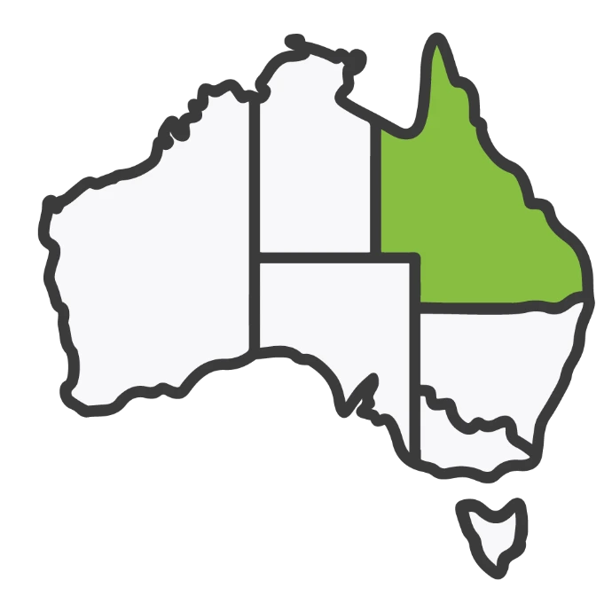 Queensland map icon for RPL Brisbane